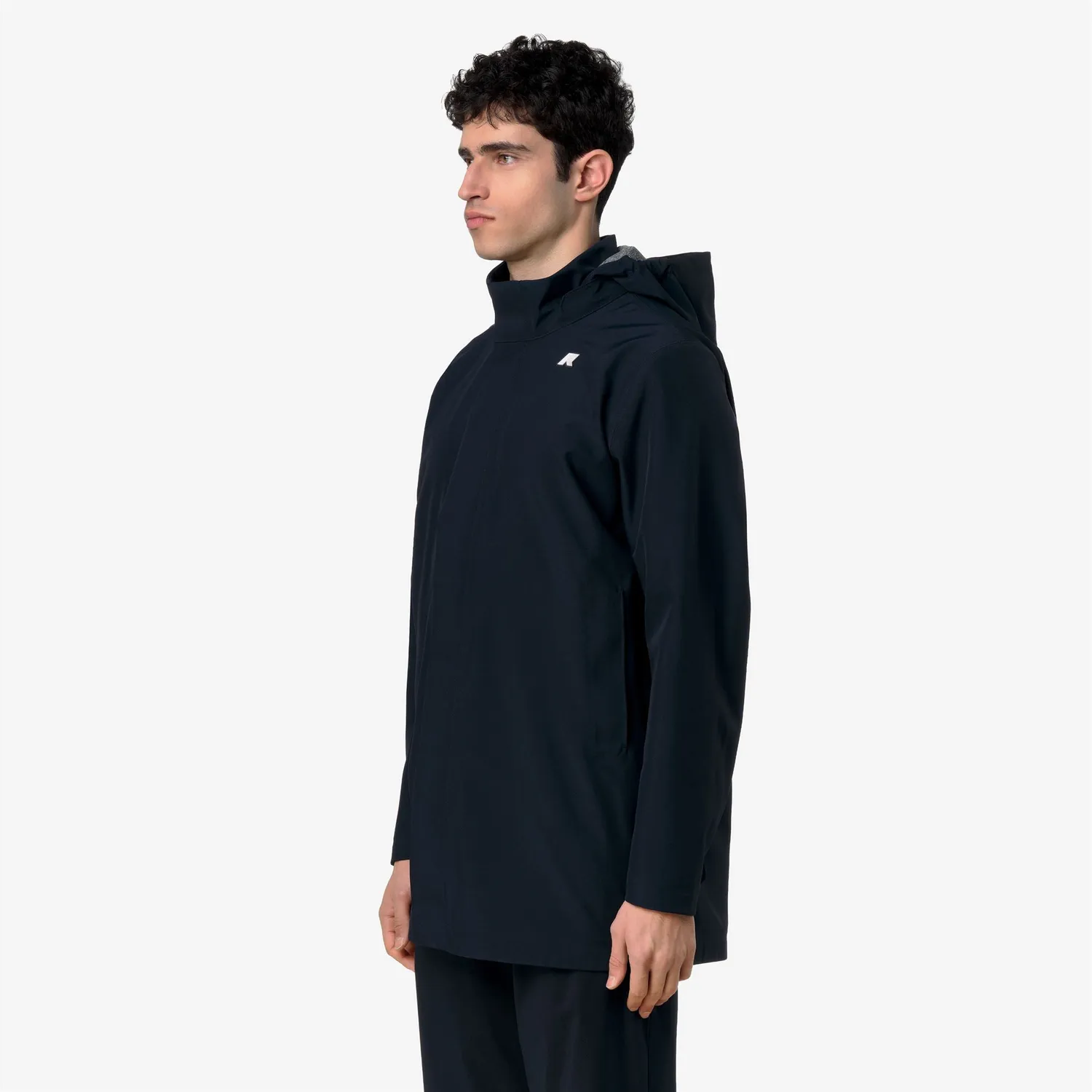 K-Way Duke Bonded Jersey palton 3/4 albastru barbati impermeabil