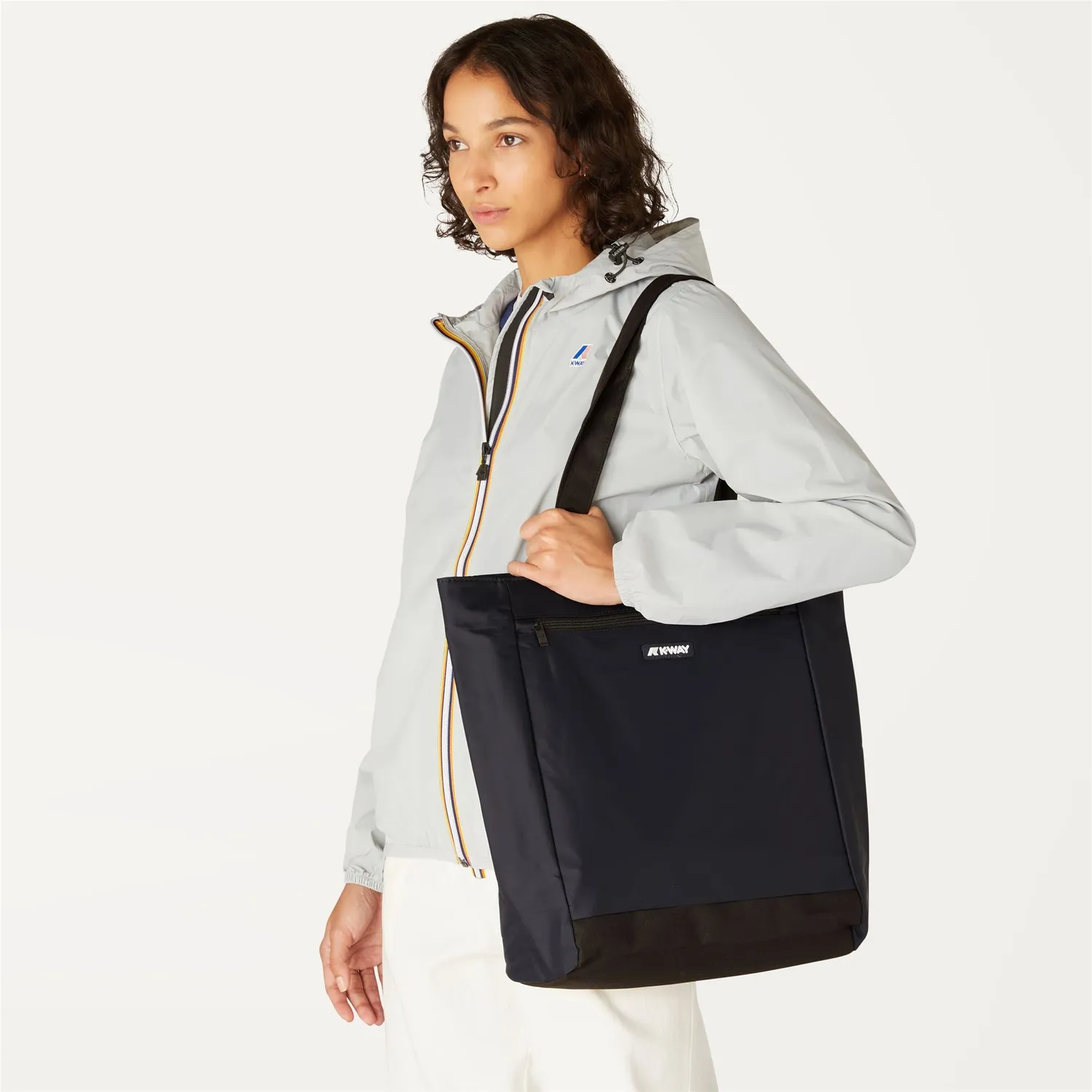 K-Way Elliant geantă unisex albastru nailon impermeabil