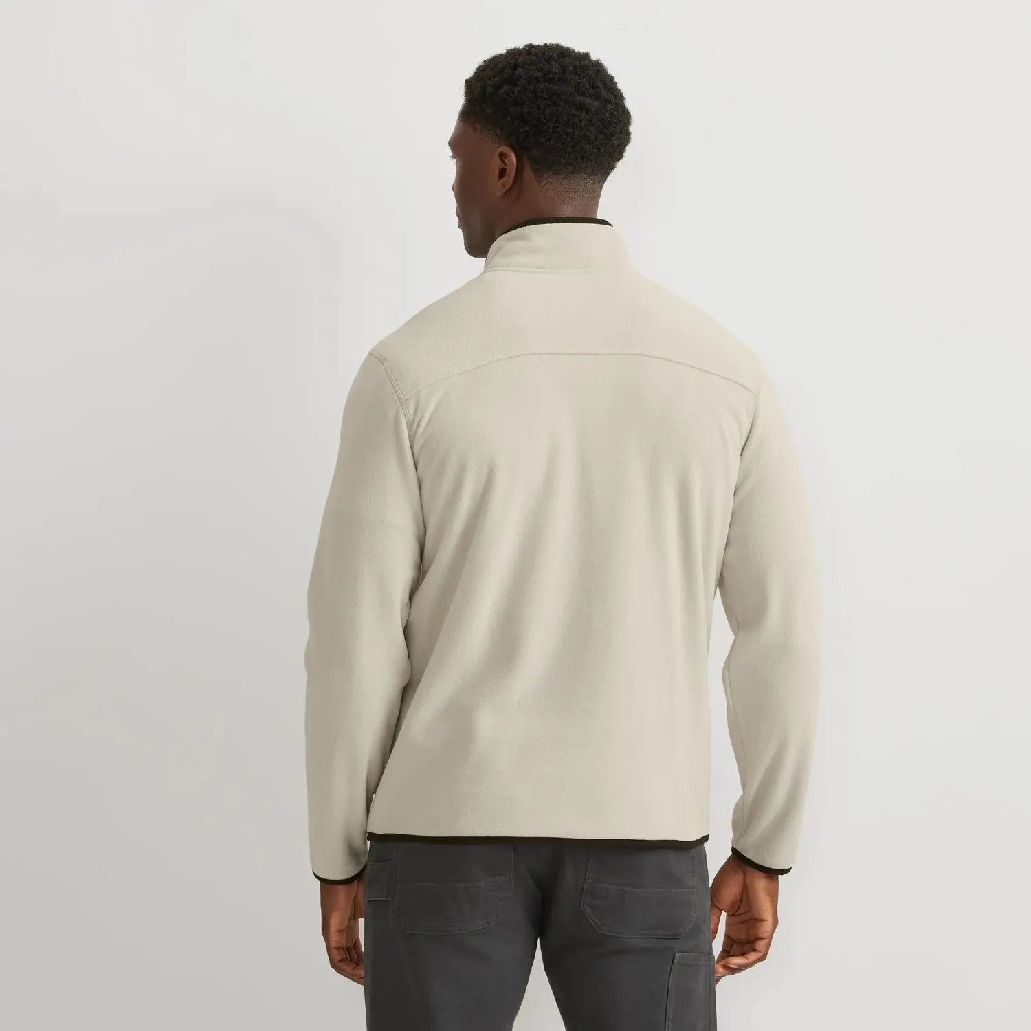 Eddie Bauer Chutes Fleece Snap Mock Pullover barbati verde
