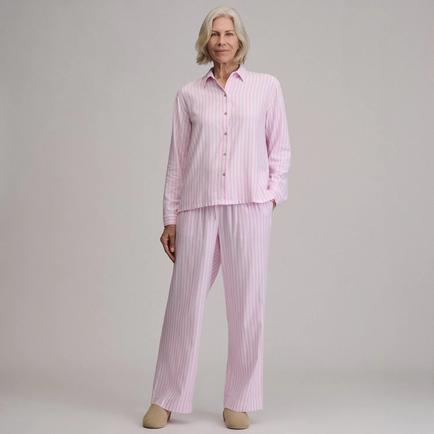 Eddie Bauer Sleep pantaloni pijama damă moi roz deschis