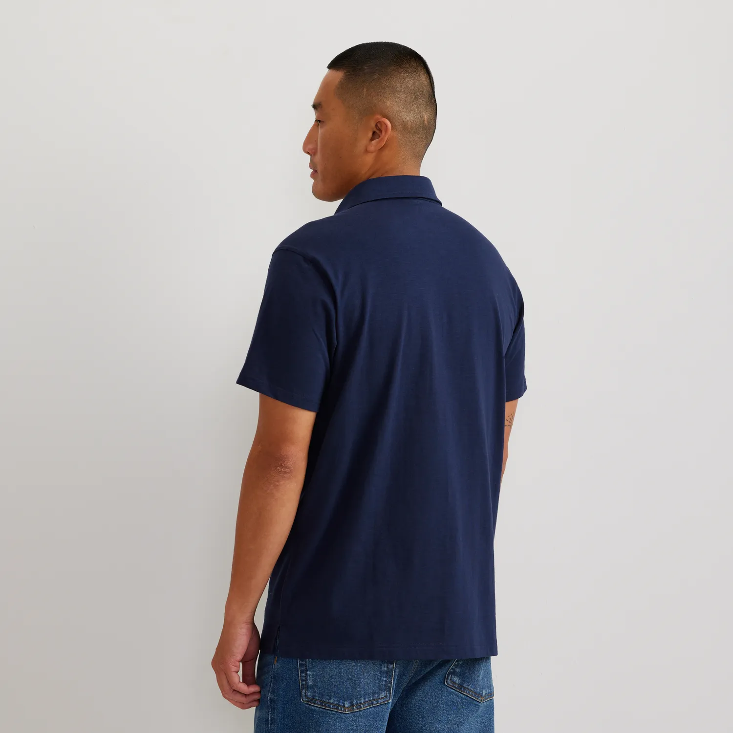 Eddie Bauer Baja tricou polo bărbați ivory M