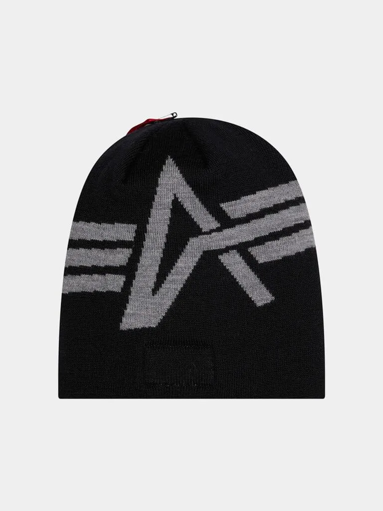 Alpha White Sox caciula neagra lana merinos