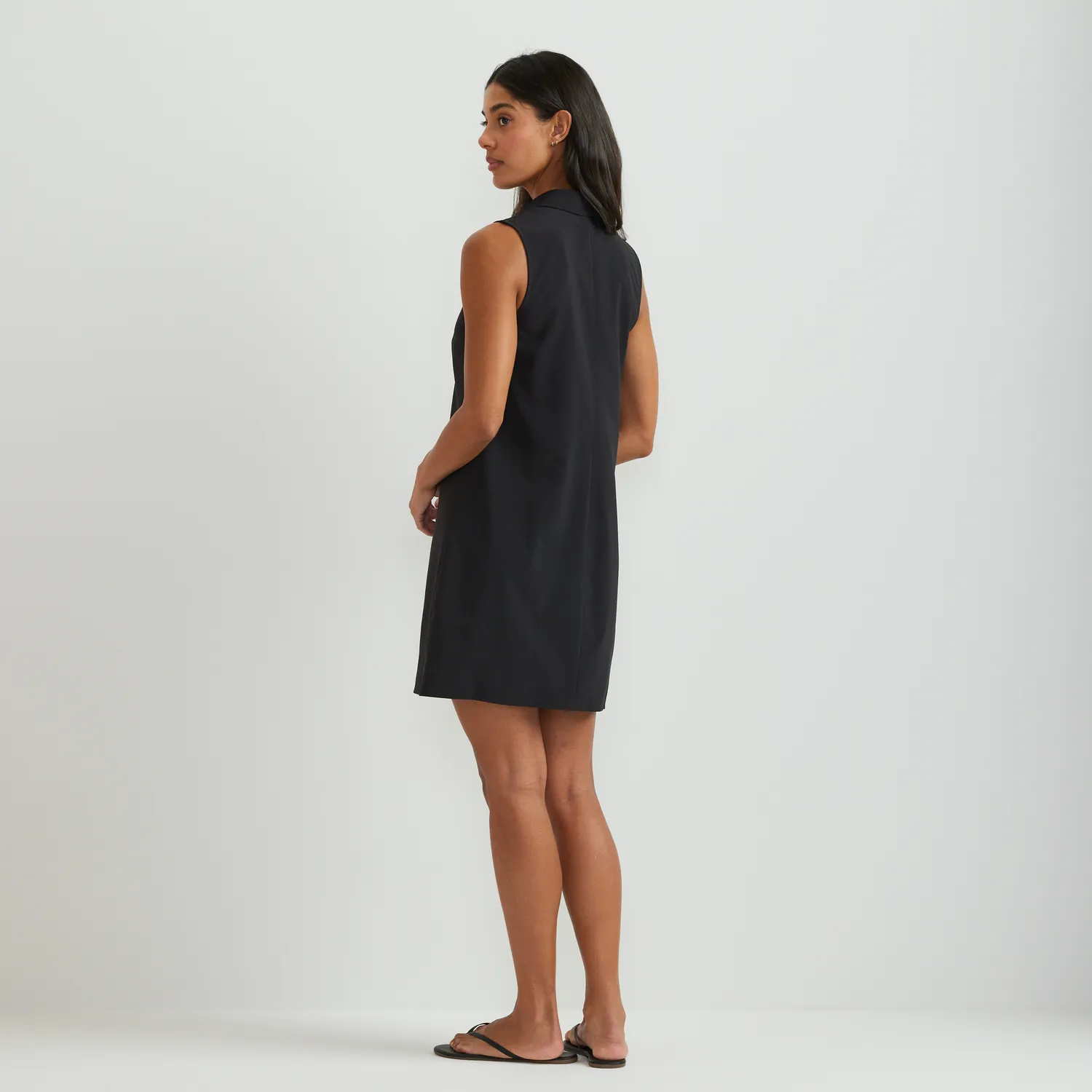 Eddie Bauer Departure rochie polo neagra stretch