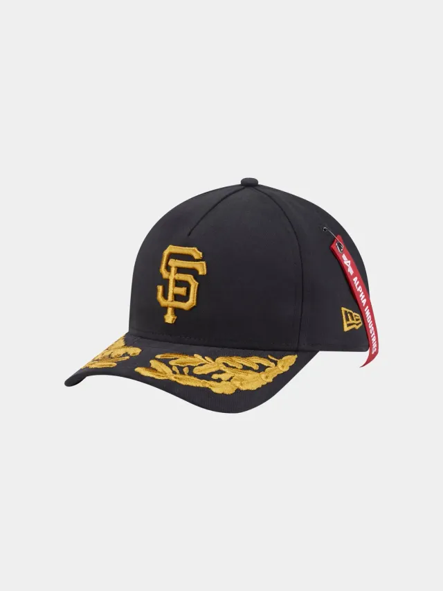 Alpha Industries San Francisco Giants x New Era 940 MC sapca negru bumbac