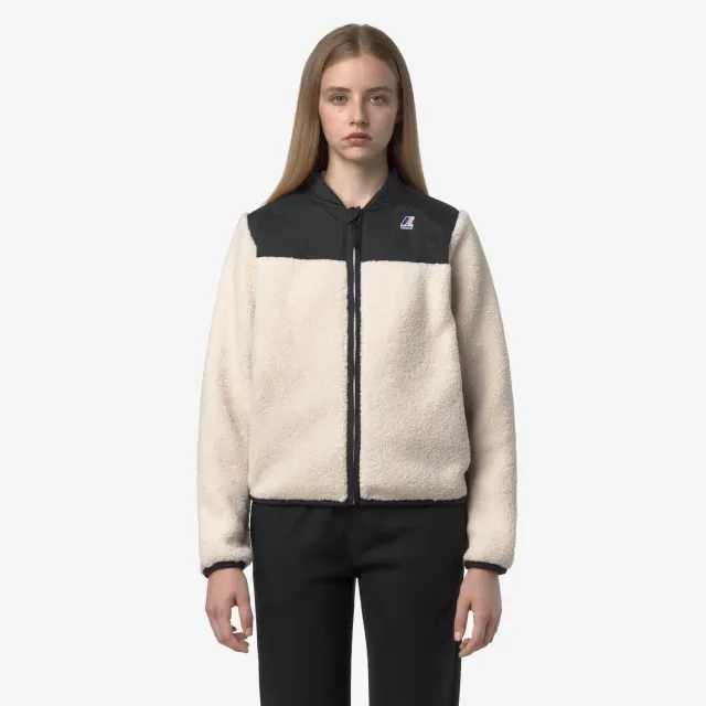 K-Way Bernardine 4.0 Orsetto fleece dama negru-ecru