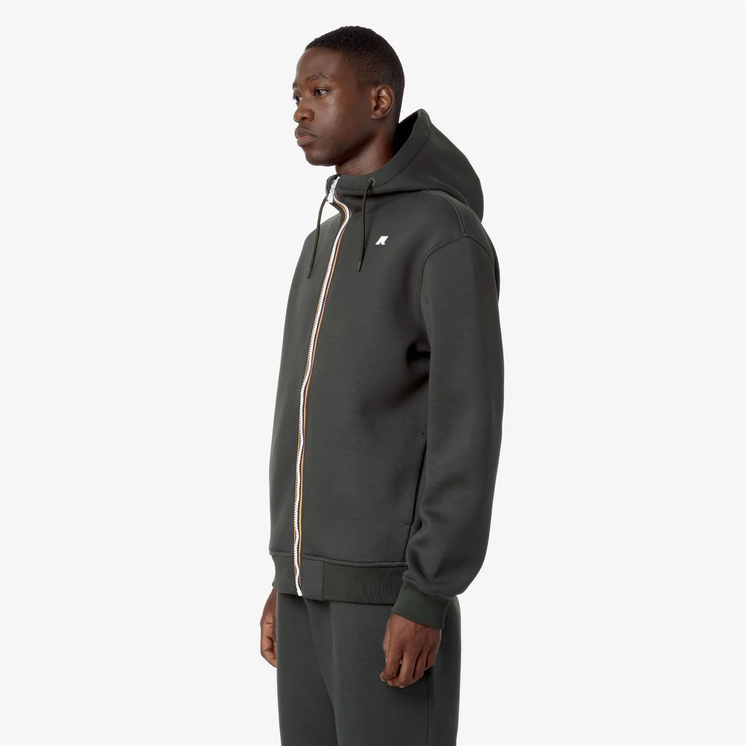 K-Way Rainer Spacer hanorac bărbați verde elastic