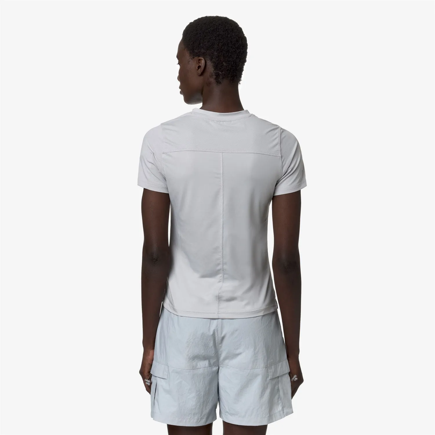 K-Way Gannat tricou dama gri Ash sport