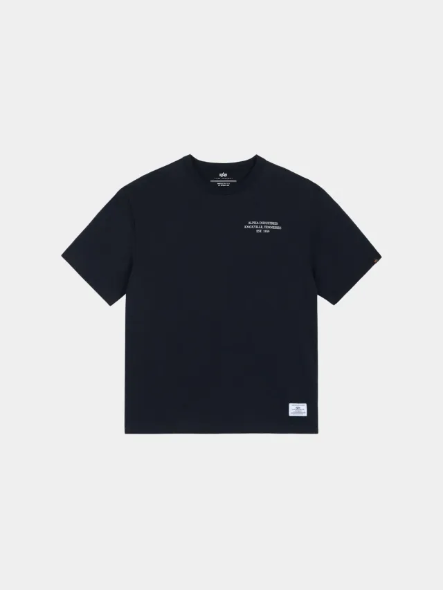 Alpha Industries Essential Dragon tricou negru bumbac