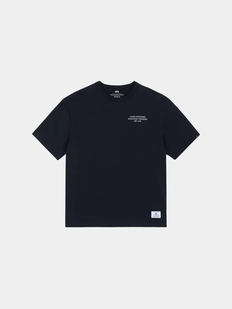 Alpha Industries Essential Dragon tricou negru bumbac