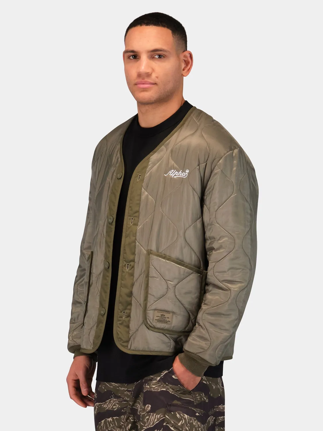 Alpha Industries ALS/92 Relaxed Deco geaca verde OG-107