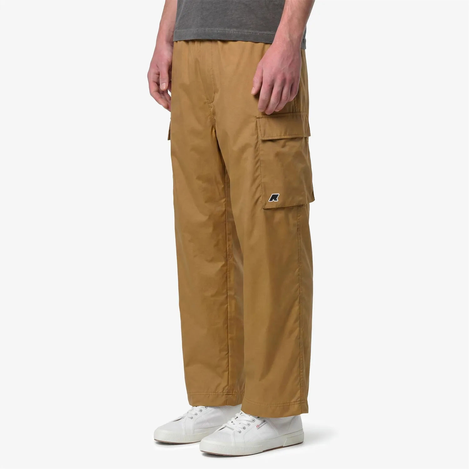 K-Way Action Mat LF pantaloni cargo maro impermeabili