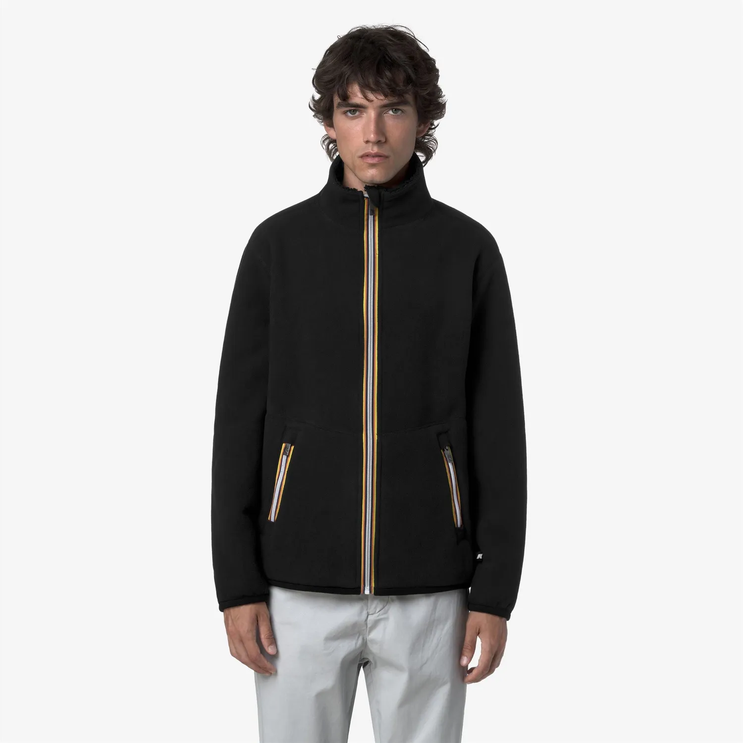 K-Way Pascal Sherpa Polar K3132PW geaca neagra reversibila