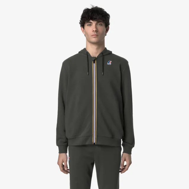 K-Way Arnel hanorac fleece verde negricios unisex moale