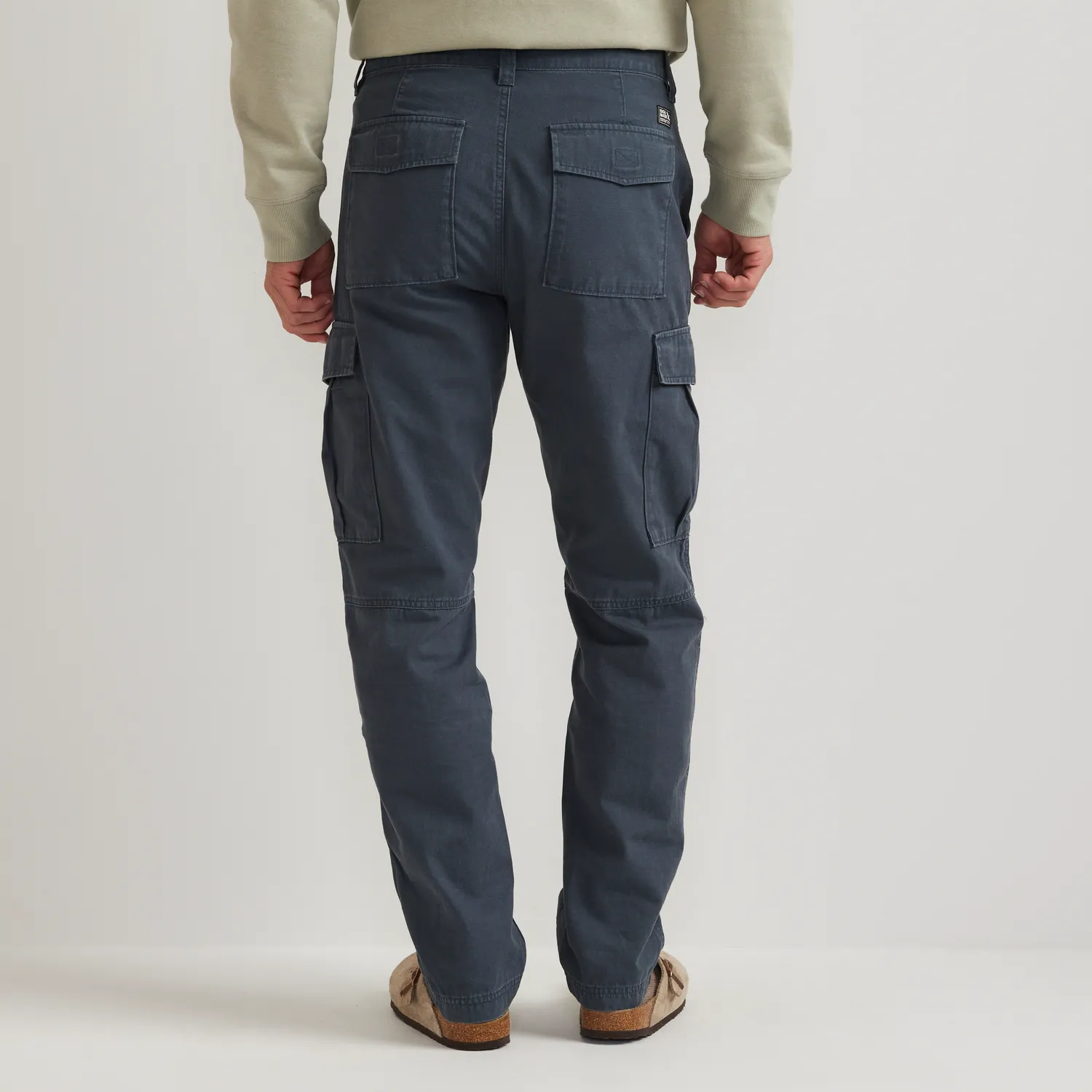 Eddie Bauer Interbay pantaloni cargo barbati Light Khaki bumbac