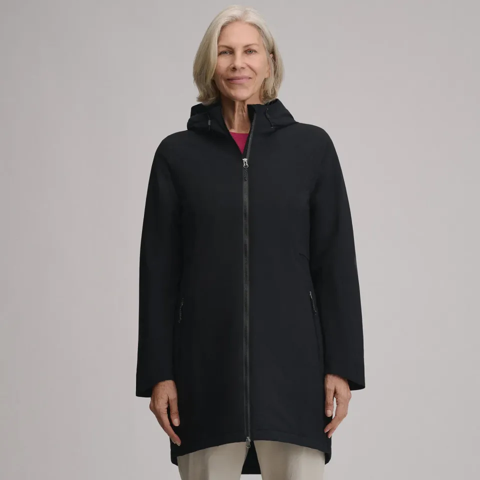 Eddie Bauer Cloud Cap Stretch Insulated parka dama negru călduros