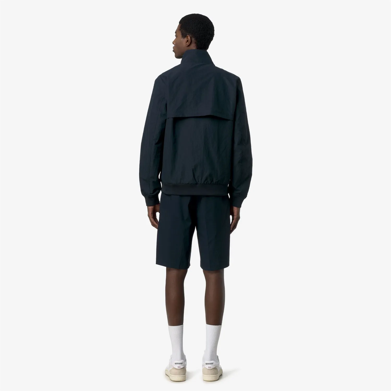 K-Way Arsene Cotton Double geacă bărbați albastru reversibilă