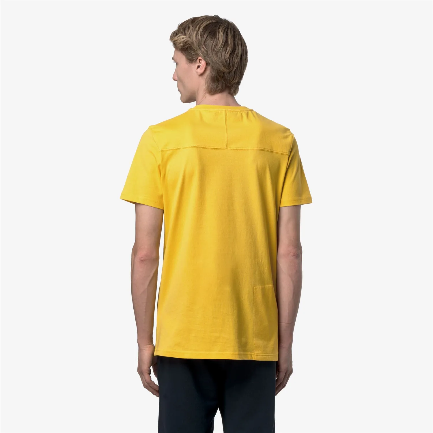 K-Way Le Vrai Leonide tricou galben unisex bumbac