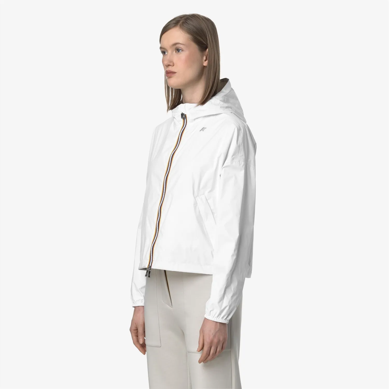 K-Way Laurette Plus.2 Double geacă femei alb reversibilă