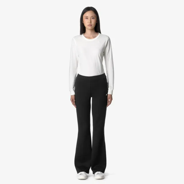 K-Way Jenny Light Spacer pantaloni negri dama