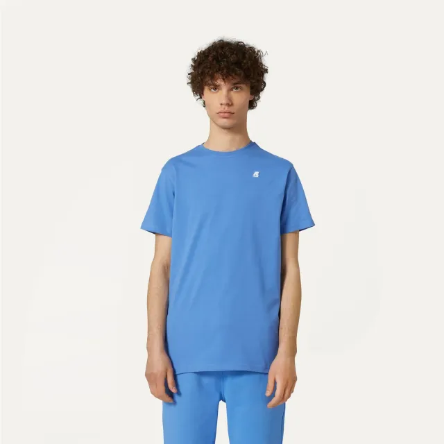 K-Way Elliot tricou barbati albastru ultramarin bumbac