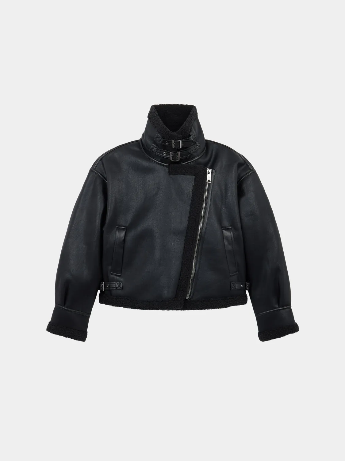 Alpha Industries Grove Moto geacă damă Black scurtă