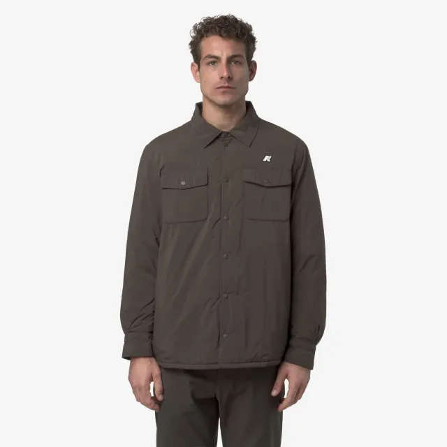 K-Way Umbert Plain Warm geacă bărbați black olive călduroasă