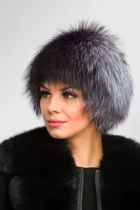 Mareus 84 căciulă blană vulpe Grey Frost damă