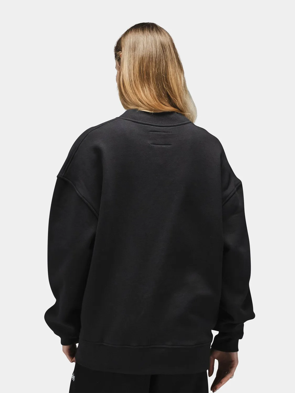 Alpha Industries Essential Cardigan cardigan negru bumbac