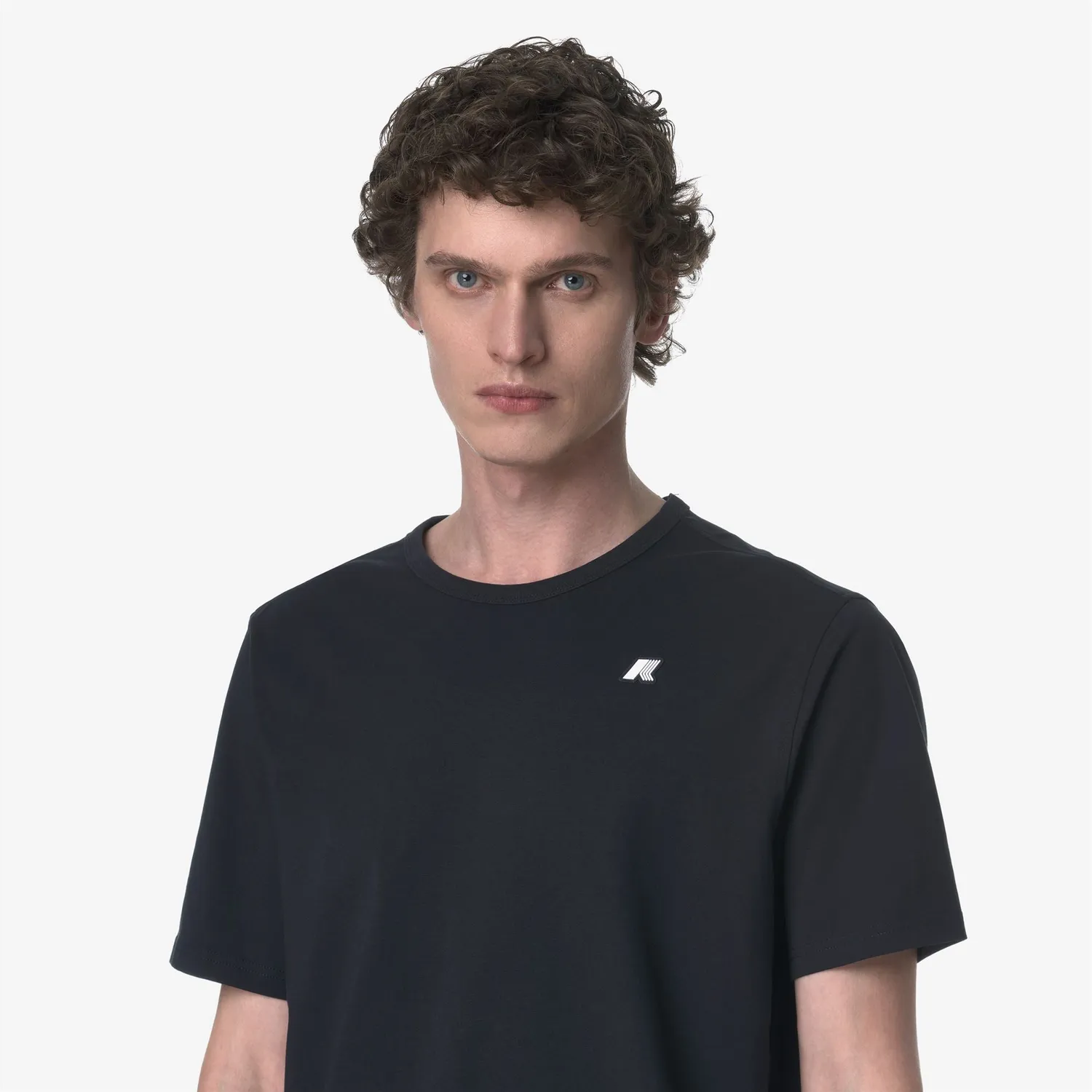 K-Way Klassic Adame Light Stretch tricou albastru bumbac