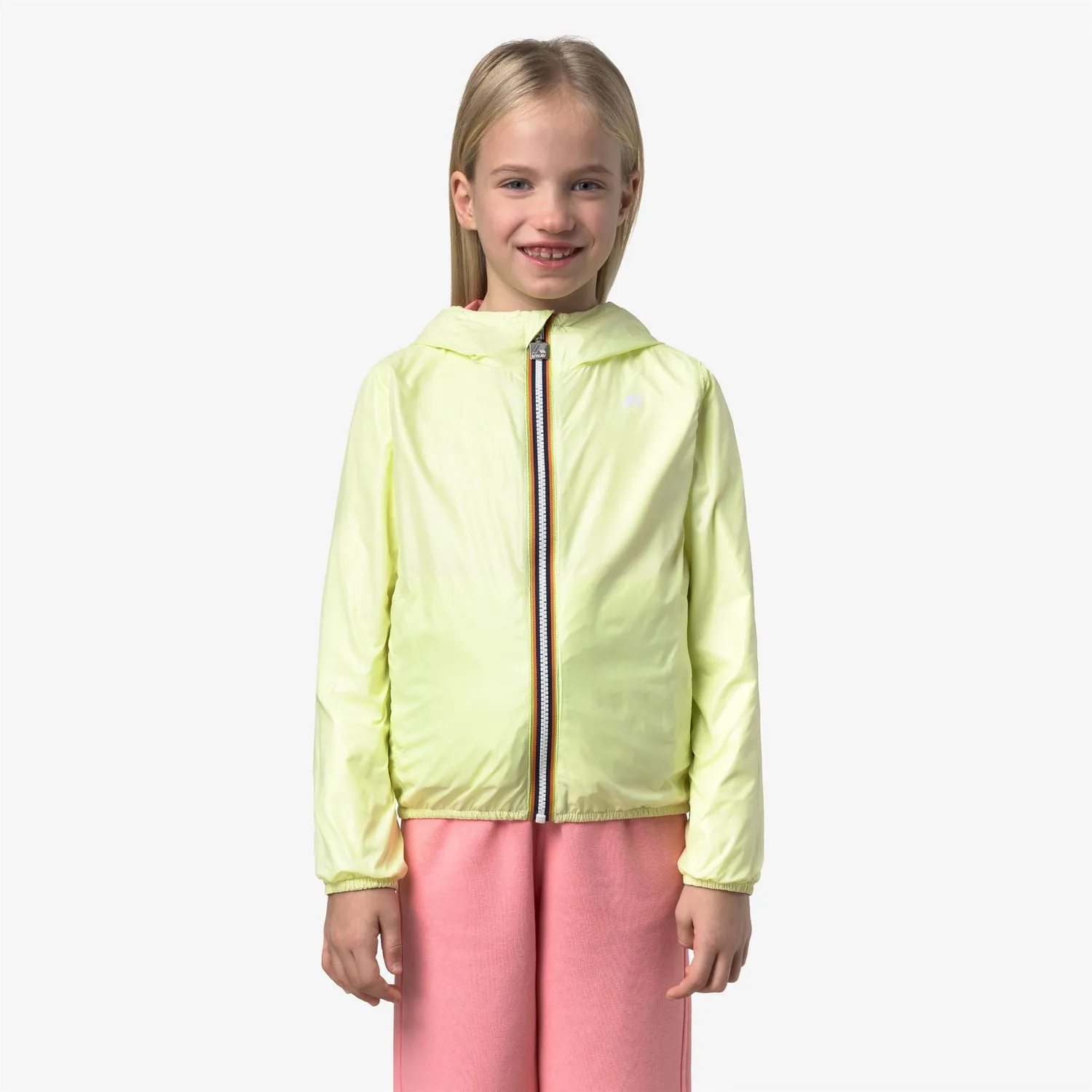 K-Way Lily geaca fete roz reversibila impermeabila