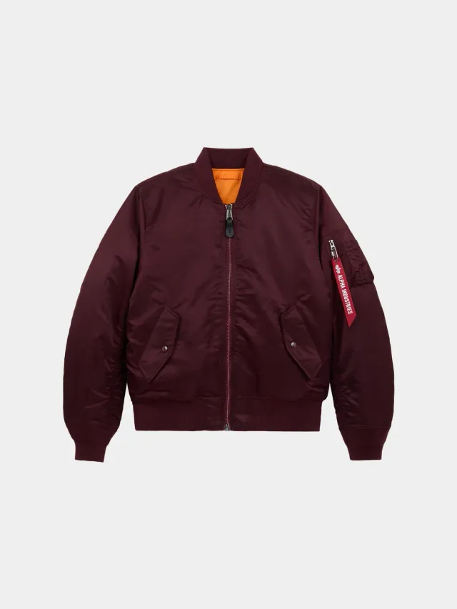 Alpha Industries MA-1 Slim Fit geacă bomber neagră reversibilă