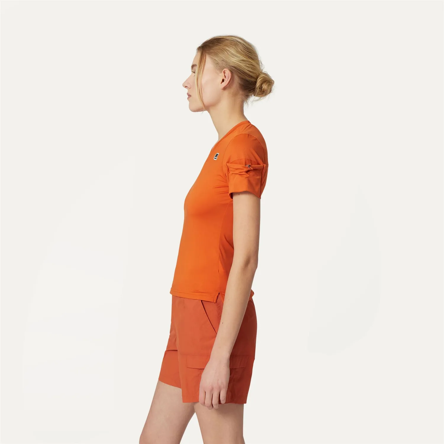 K-Way Pachour tricou Orange Copper UV compact