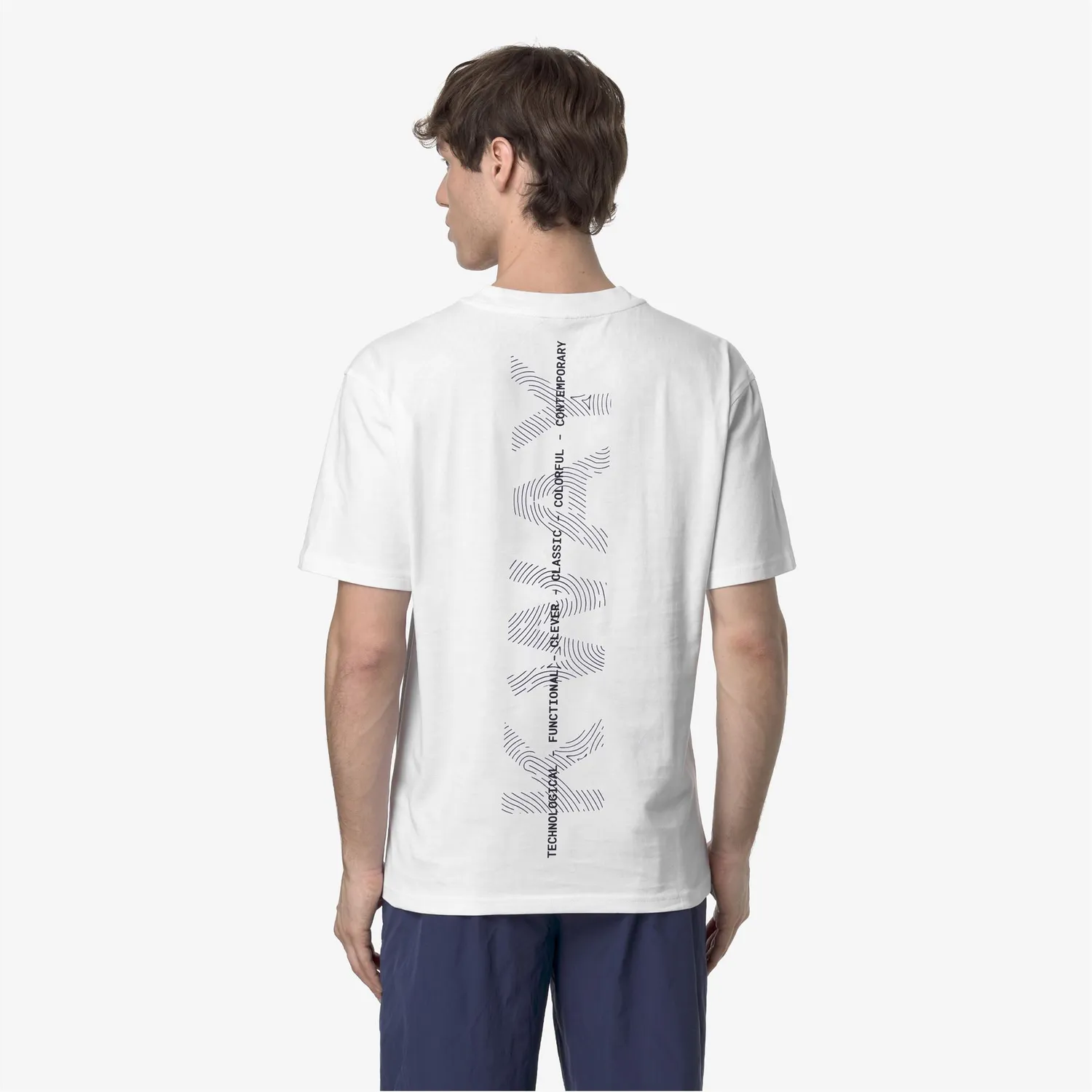 K-Way Solo K3138NW tricou barbati alb bumbac