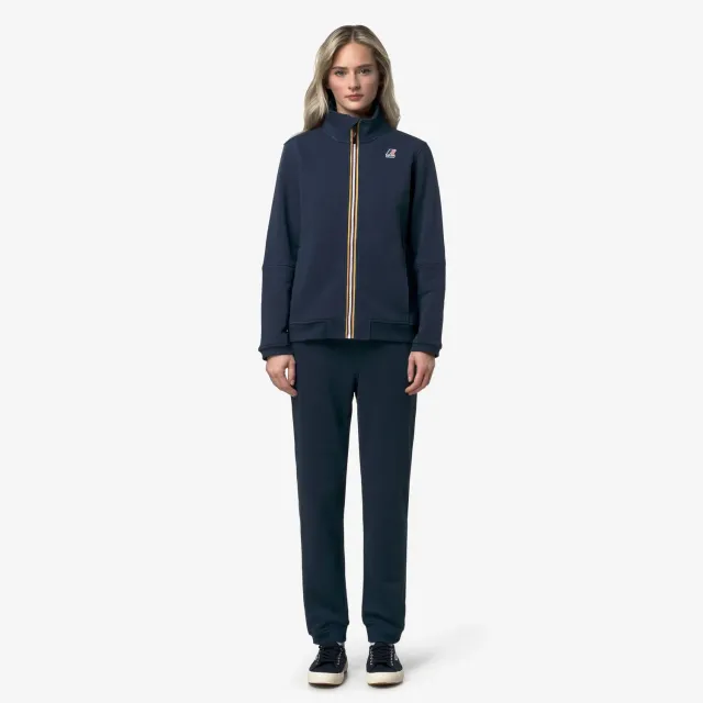 K-Way Philbert pantaloni sport unisex albastru fleece