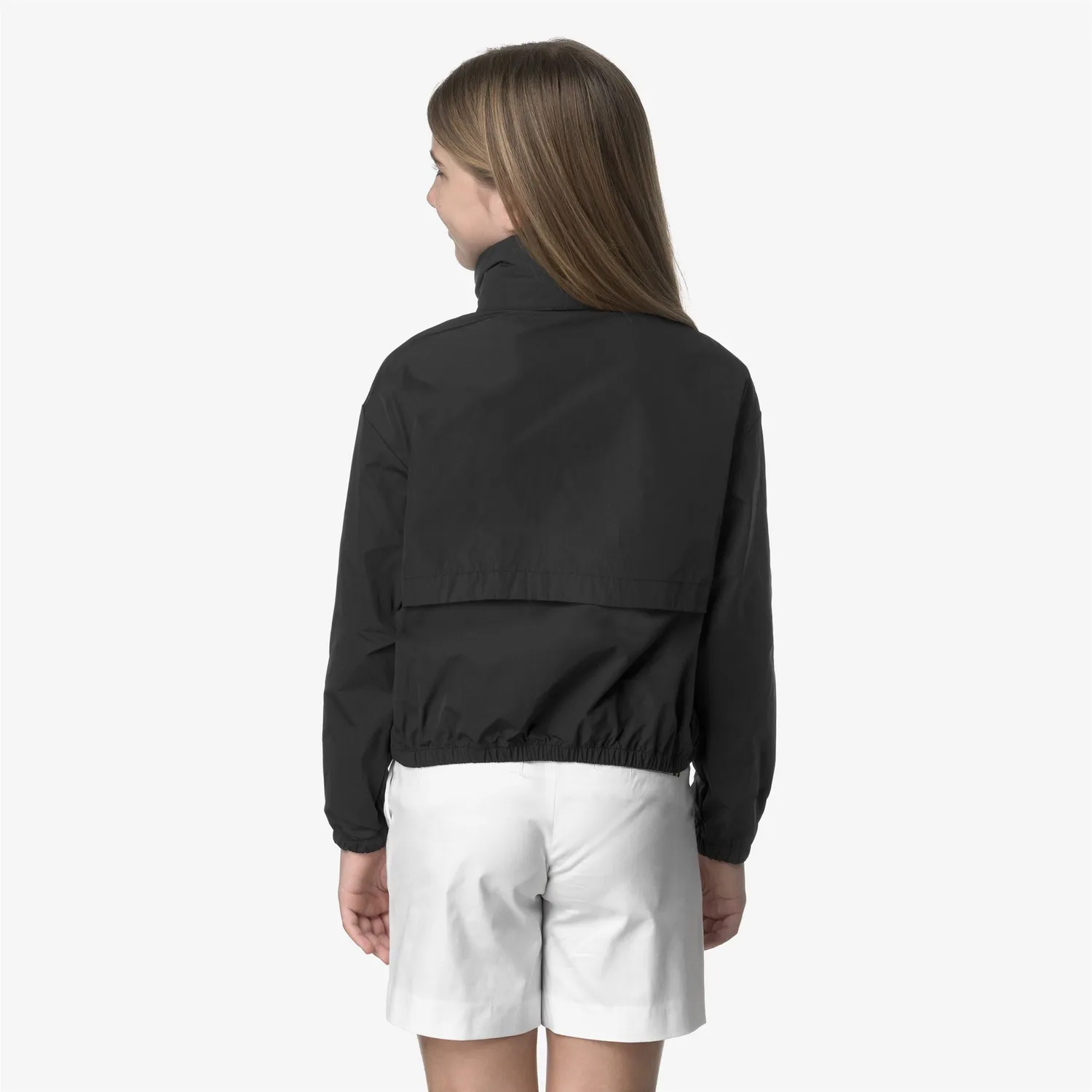 K-Way Aubette Memory Touch geaca fete neagra scurta