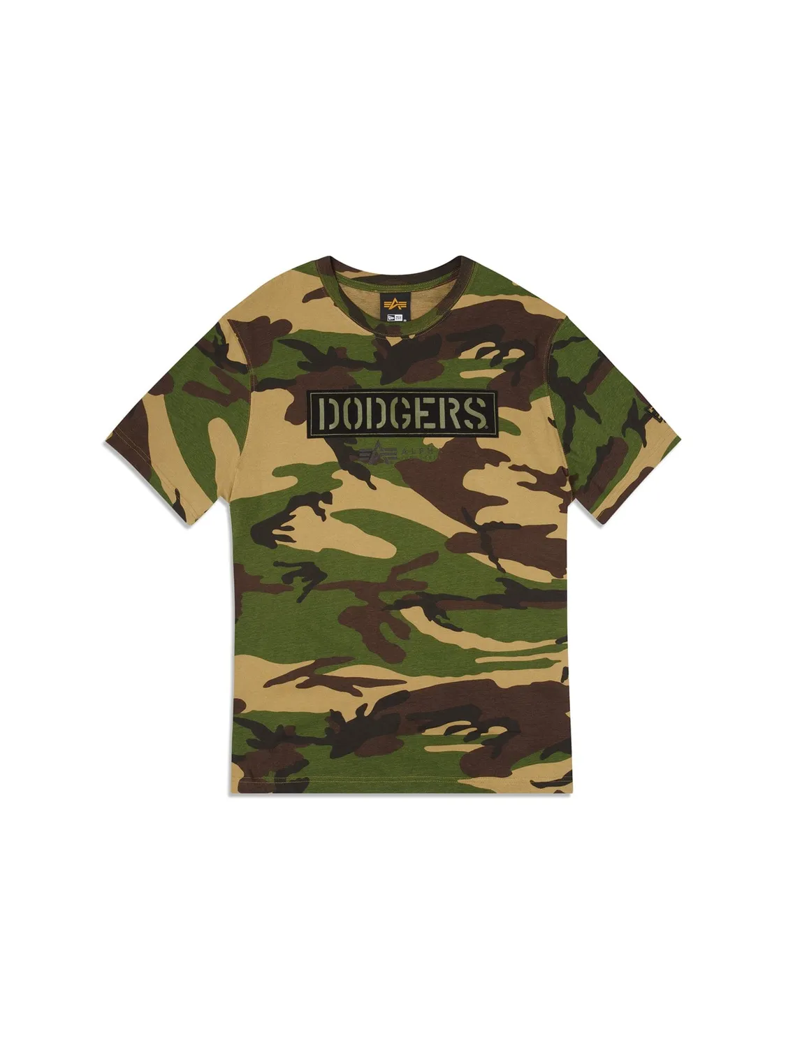 Alpha Industries Dodgers New Era tricou camuflaj bumbac