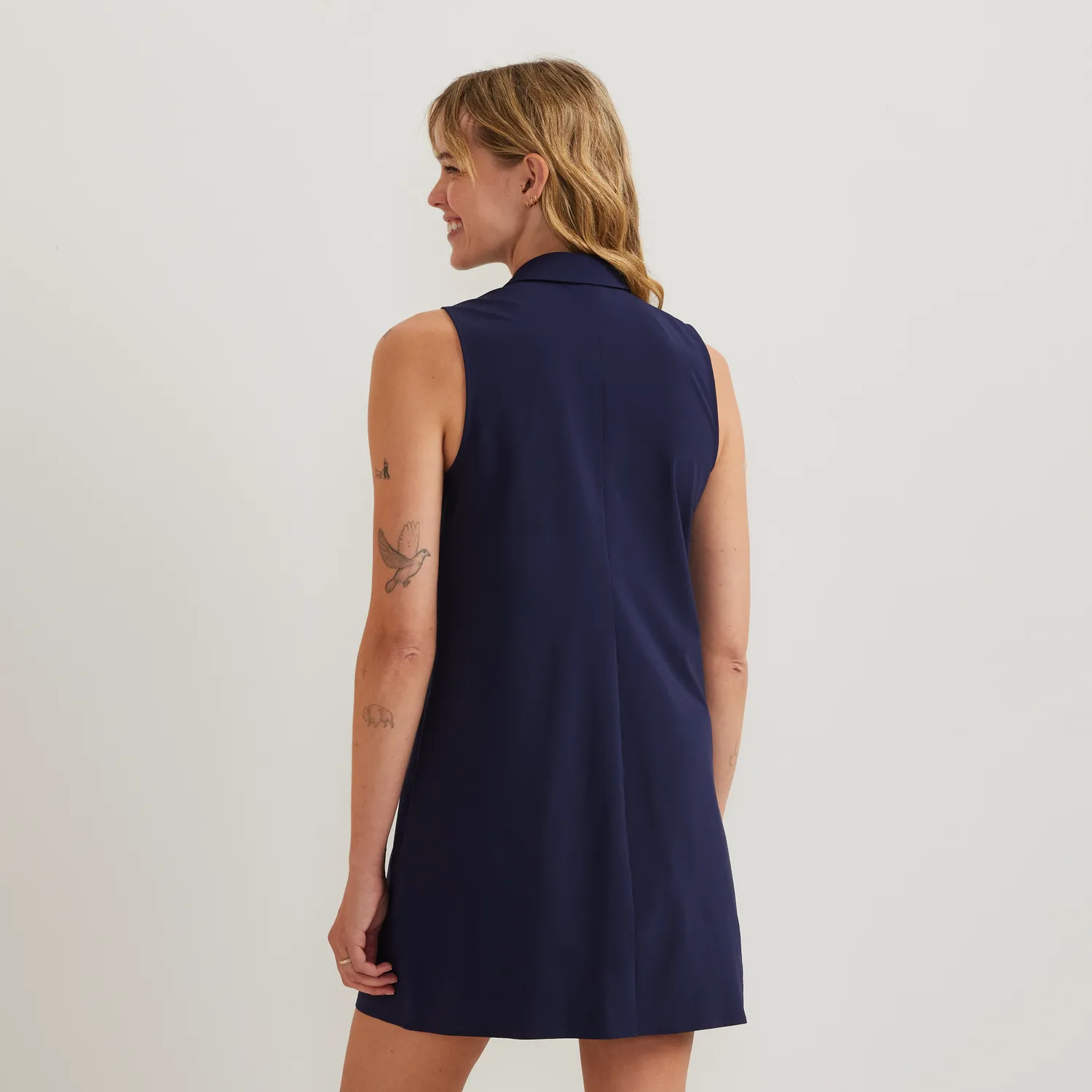 Eddie Bauer Departure rochie polo neagra stretch