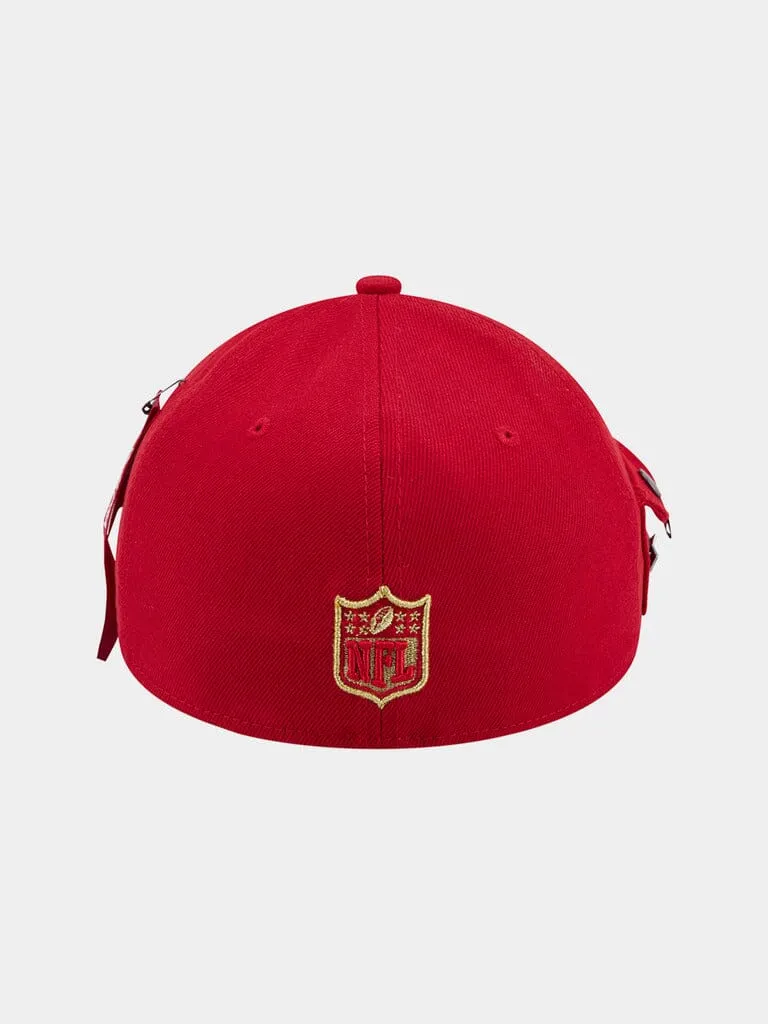 Alpha Industries 49ers 59Forty șapcă roșie A-Frame