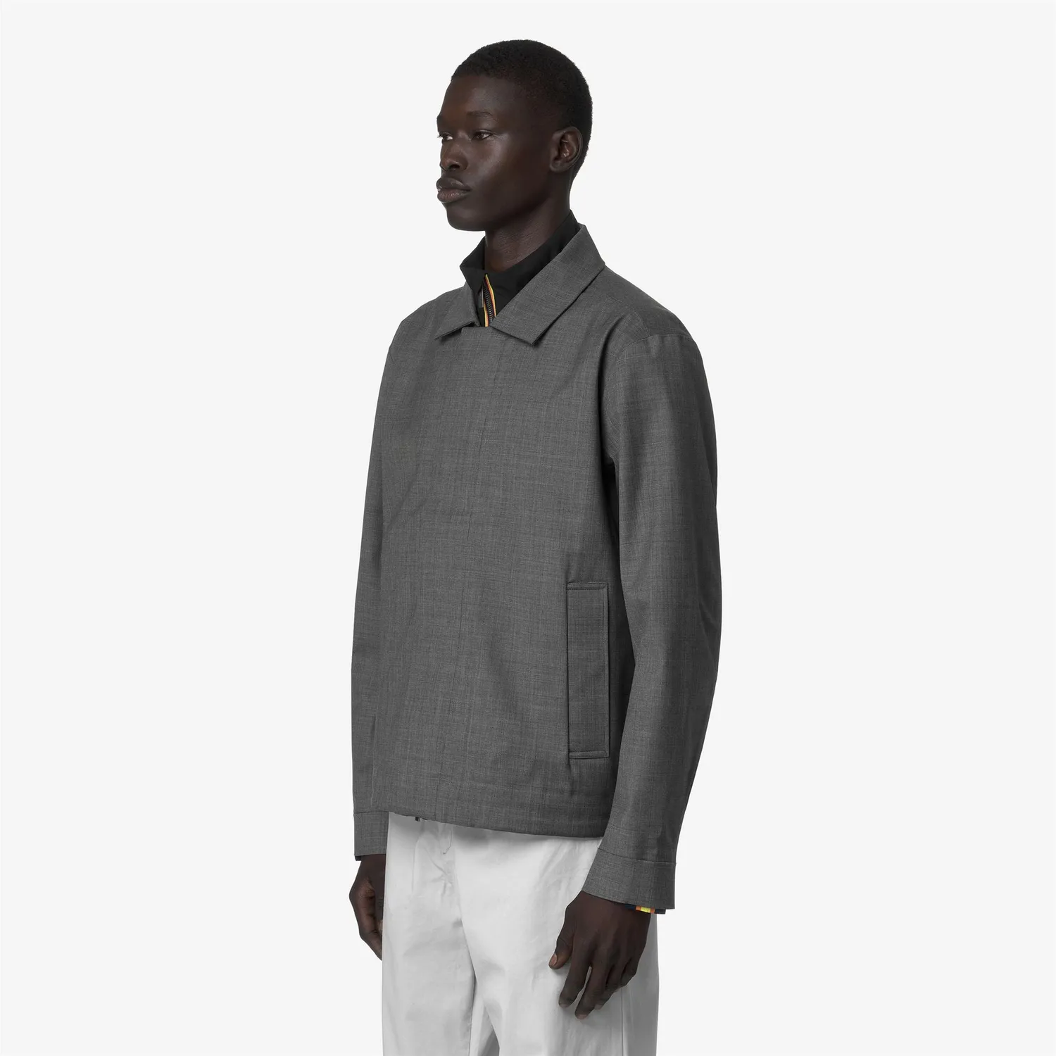 K-Way Louir 3L Wool geaca barbati scurta impermeabila