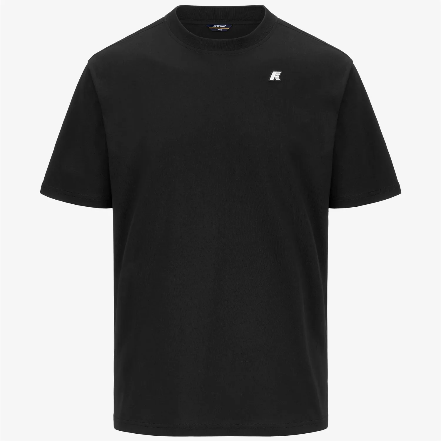 K-Way Solo tricou barbati negru regular bumbac