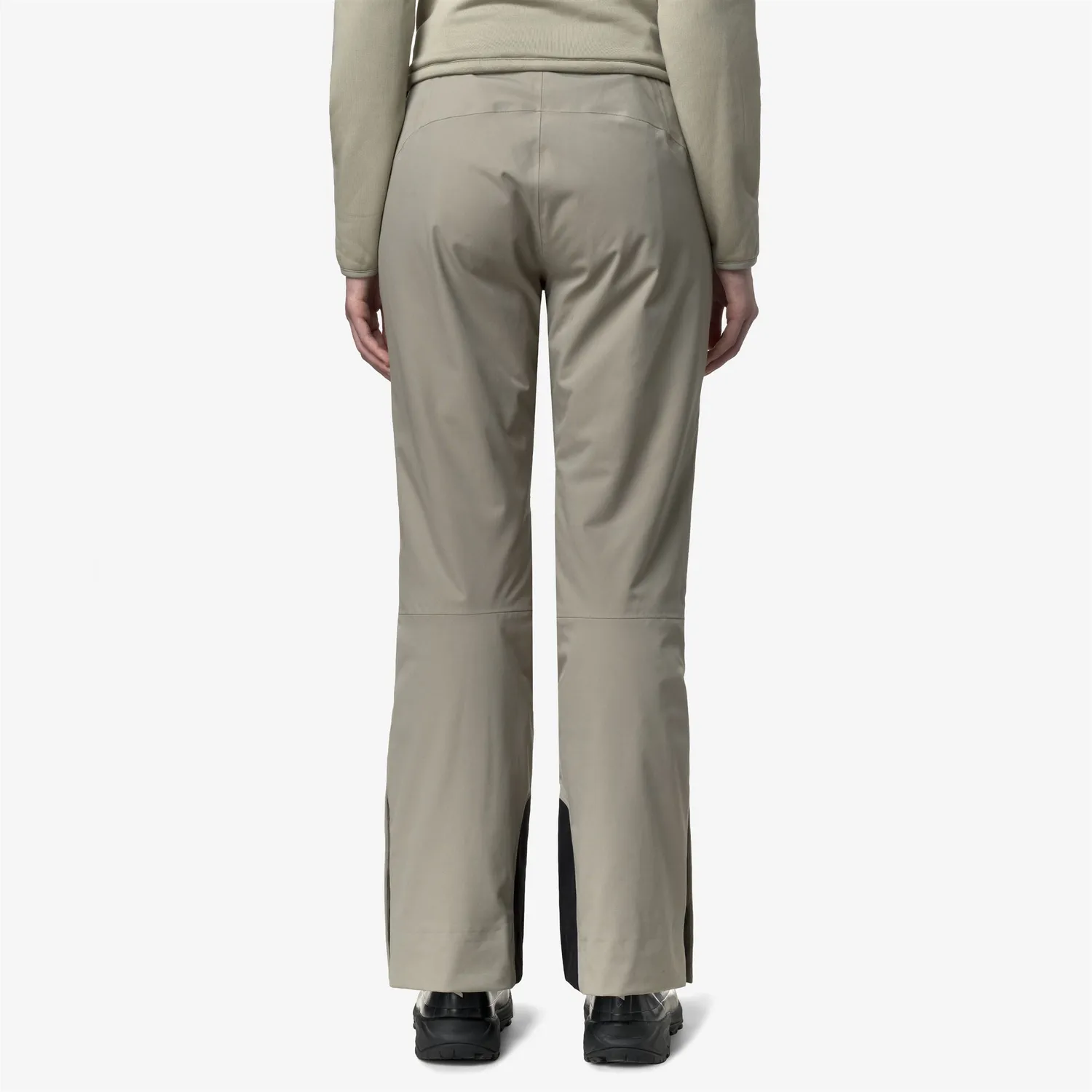 K-Way Lura 2L Twill pantaloni schi dama Green Oak impermeabili