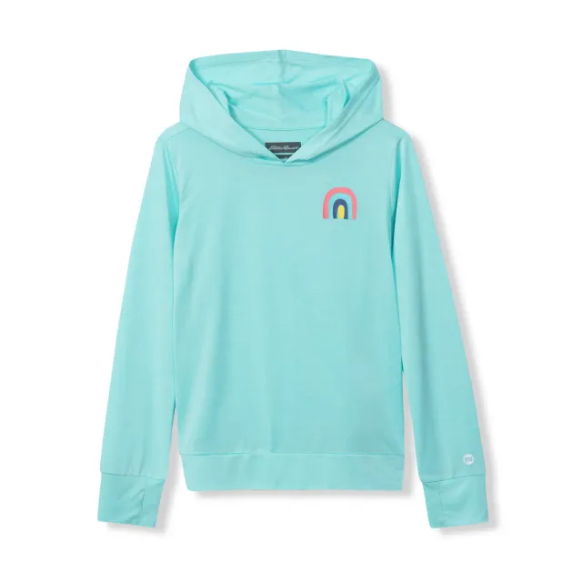 Eddie Bauer Sea Spray bluza fete cu gluga Aqua