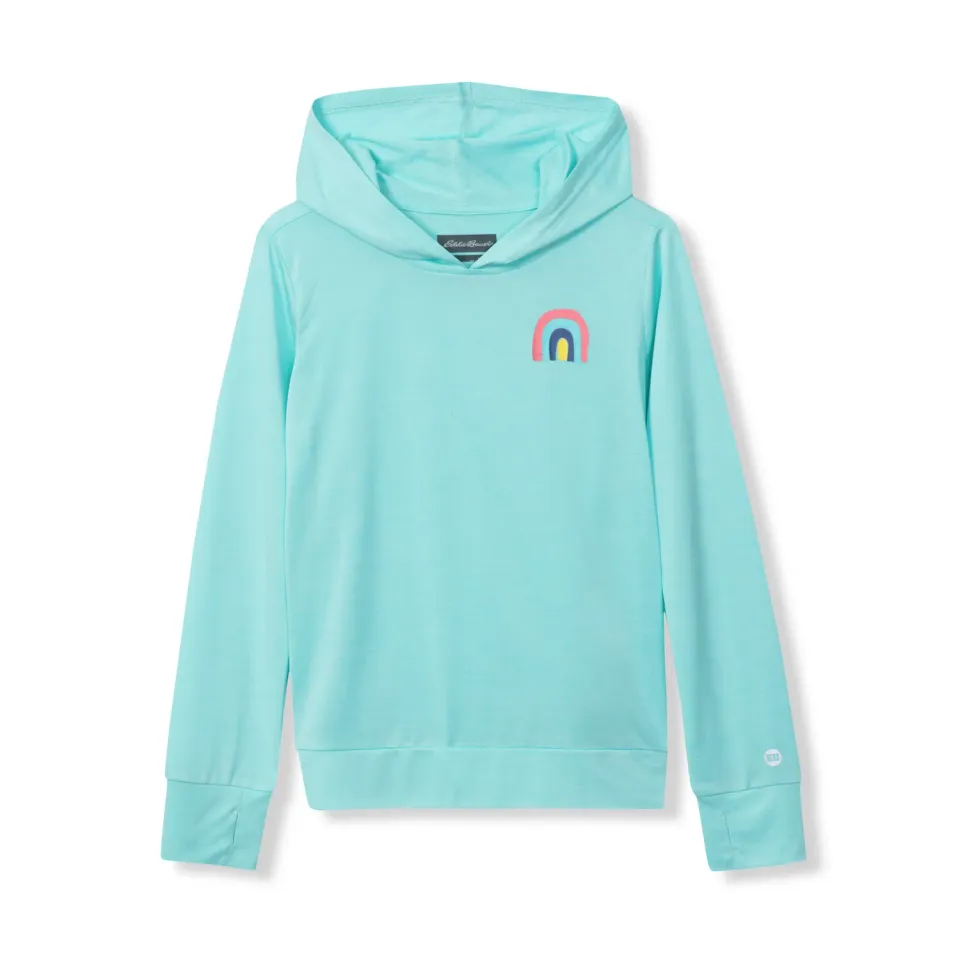 Eddie Bauer Sea Spray bluza fete cu gluga Aqua