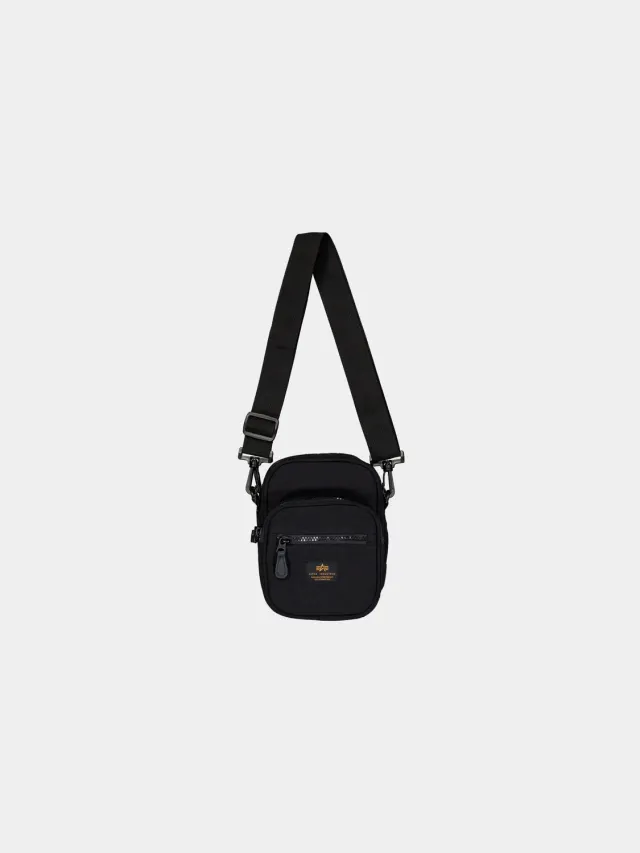 Alpha Industries Small Label geantă messenger neagră 1L