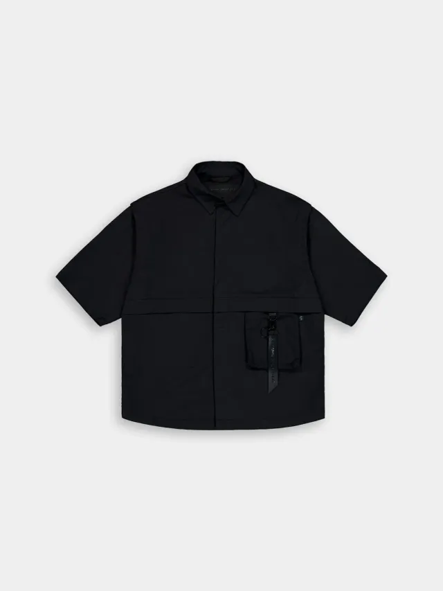 Alpha Industries Utility camasa barbati neagra cu buzunare