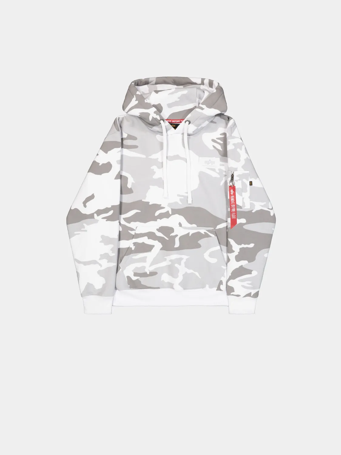 Alpha Industries Backprint hanorac camuflaj bumbac cu gluga