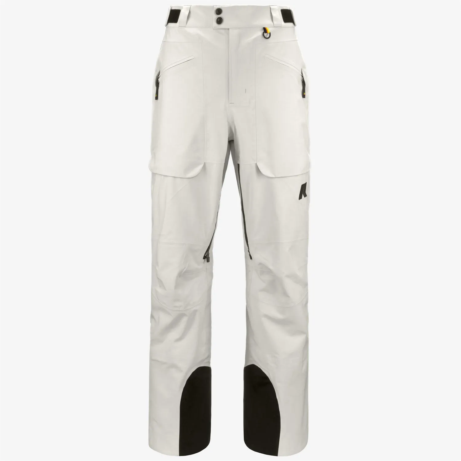 K-Way Aussois Micro Twill pantaloni schi barbati albi impermeabili