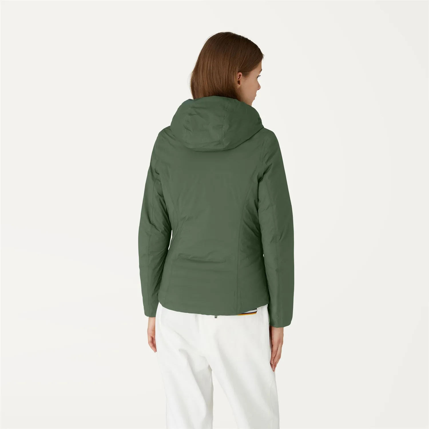 K-Way Lily geacă damă Green Laurel reversibilă