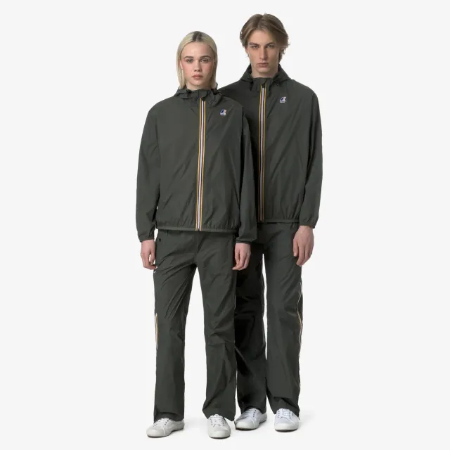 K-Way Le Vrai 4.0 Ethan pantaloni unisex verzi
