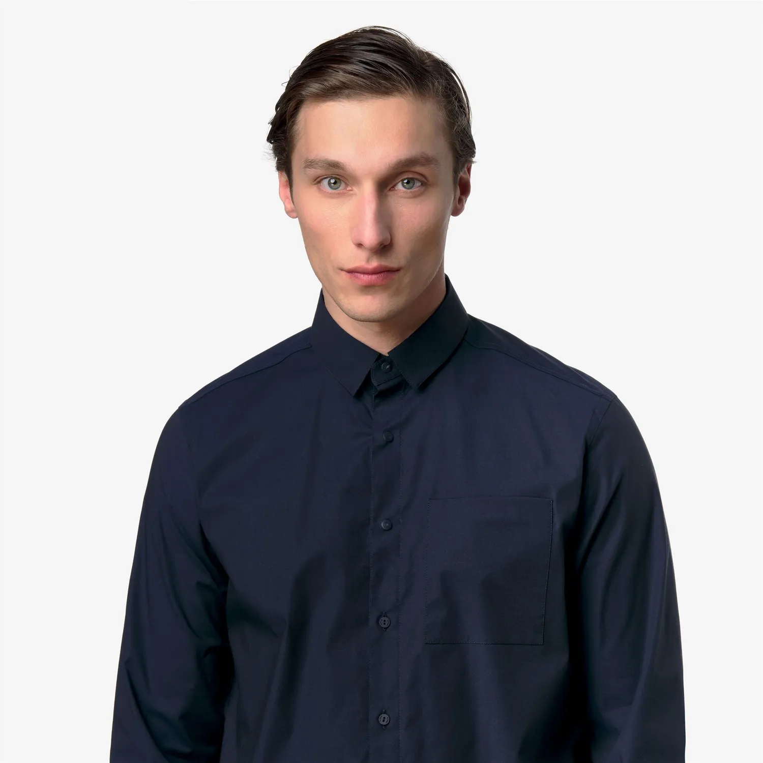 K-Way Damir St Poplin No Iron camasa albastra
